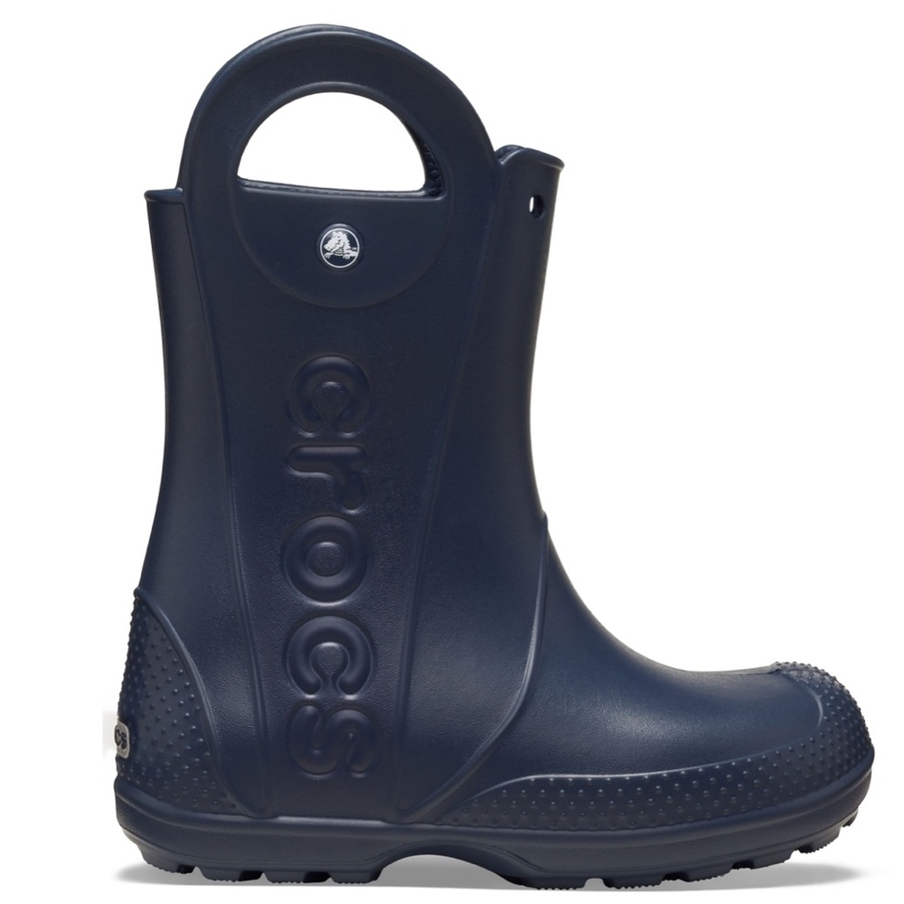 CROCS Kids Dark Blue Rain Boots Size • Toddler 9 • NEW !